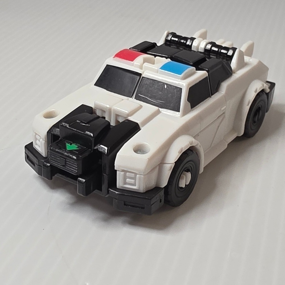 Hasbro Transformers Action‎ Figure Small White Black Lunar Force Strongarm Used